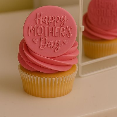 Mother's Day Fondant Cupcakes (12)
