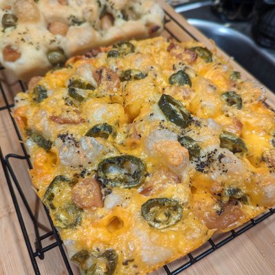Cheddar Jalapeno Focaccia