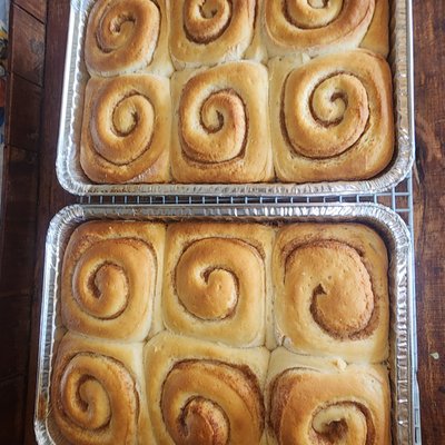 Sourdough Brioche Cinnamon Rolls, Frosting On The Side
