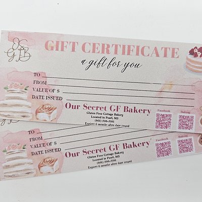 Gift Certificate 