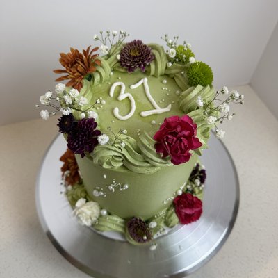 6in 3 Layer Custom Cake 