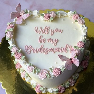 4” Heart Cake 