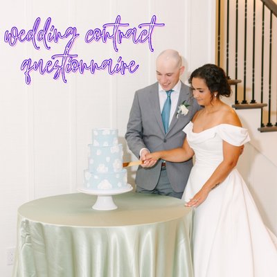 Wedding Contract Questionnaire