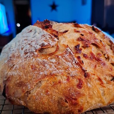 French Onion Sourdough Boule