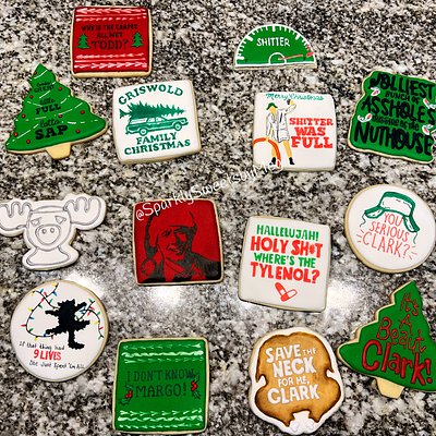 Christmas vacation 1 Dozen Cookie Assortment Preorder 