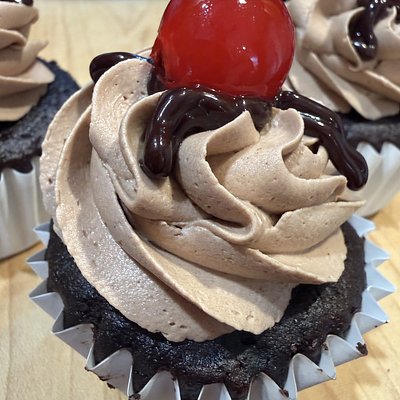Chocolate, Cherry Bomb Cupcakes Per Dozen