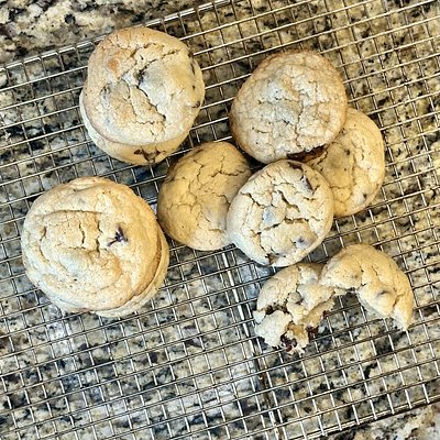 Salted Chocolate Chip Cookies