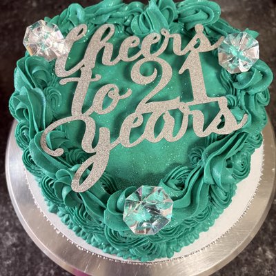 8” Heart cake (1 Layer Only)