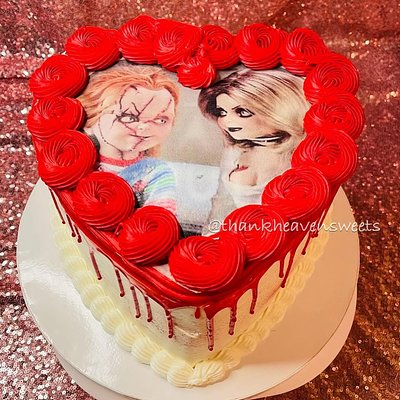 8 Inch Burn Cake