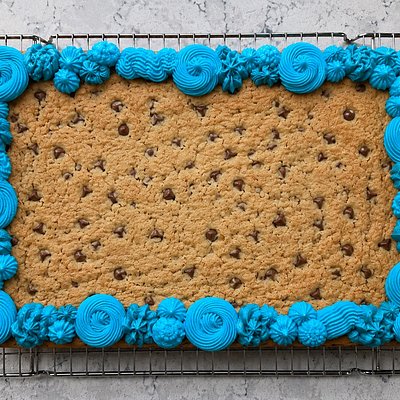 9x13-Inch Cookie Cake : Simple Boarder 