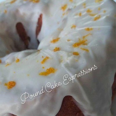 Orange Cream Pound Cake 