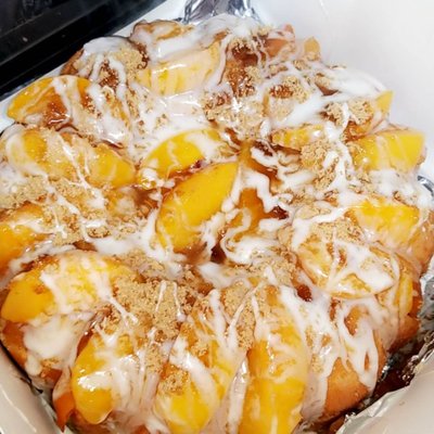 Peach Cobbler Pound Cake