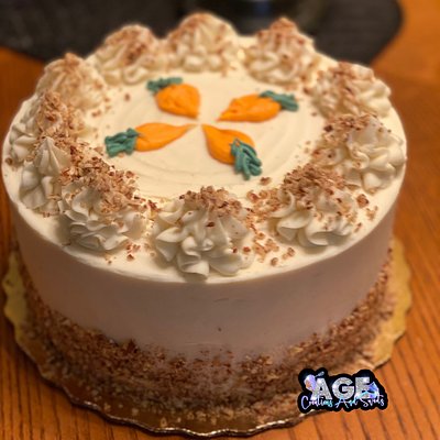 8” Carrot Cake (serves 20-25)