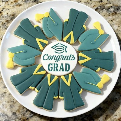 Graduation Cookie Platter 