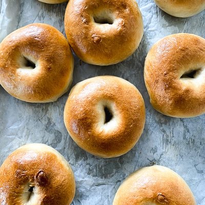 Sourdough Bagels