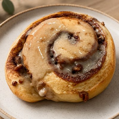 Ultimate Sourdough Cinnamon Roll with Brown Butter Glaze 