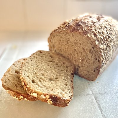 Honey Oat Sourdough Loaf