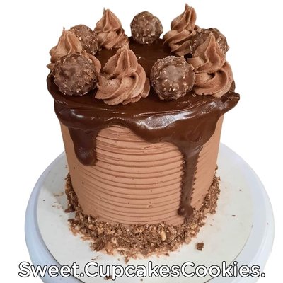 Ferrero Rocher Buttercream Chocolate Cake