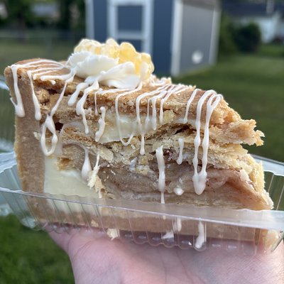 Apple Pie Cookie Pie Slice