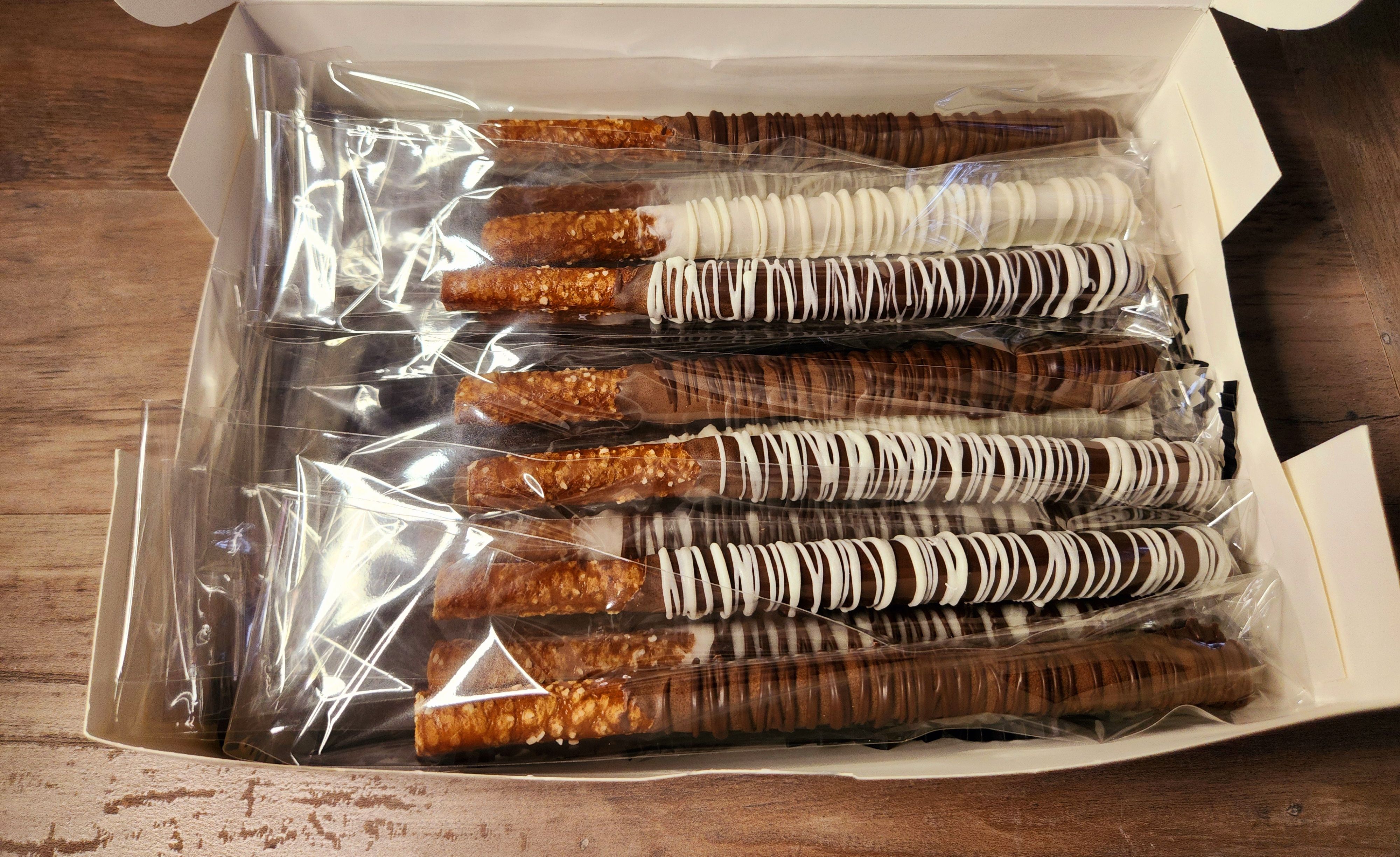 6 Chocolate Covered Pretzels