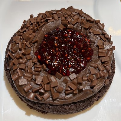 Gluten-free Chocolate Cake Raspberry Cookie 