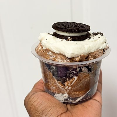 Chocolate Cookie Pudding Cup