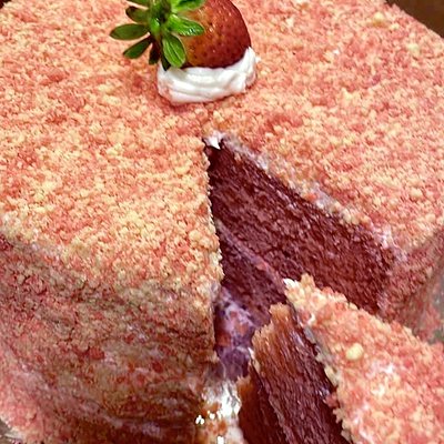 Strawberry Crumble Cake (no Cheesecake)