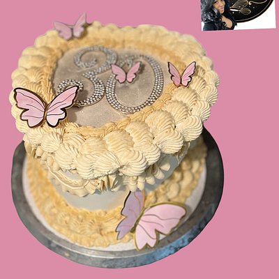 8 Inch Cake (circle or heart shape)