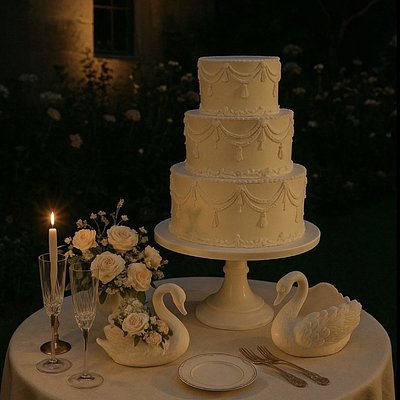 3 Tier Wedding Cake 