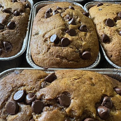 Pumpkin Chocolate Chip Bread Small Loaf