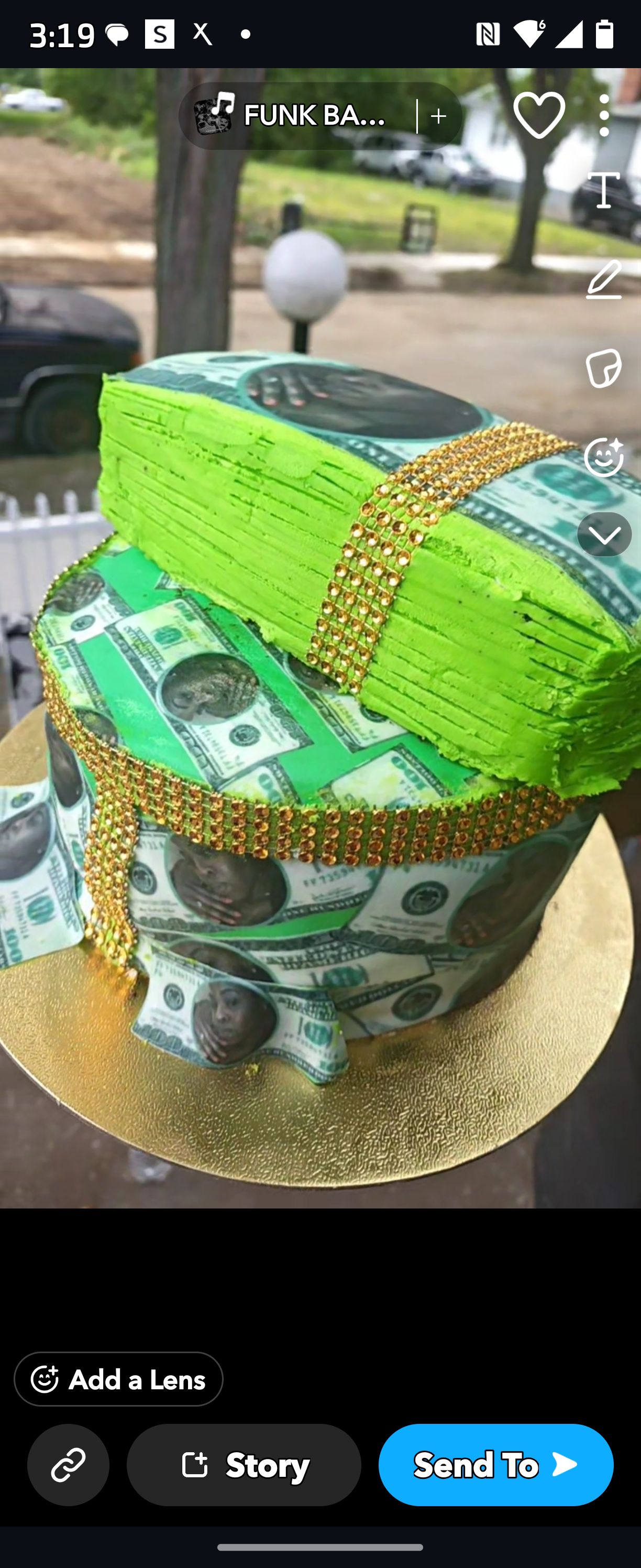 Two Tier Custom Cake
