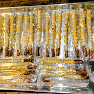  Chocolate Covered Rod Pretzels 