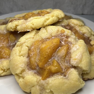 Peach Cobbler Cookies 🍑 