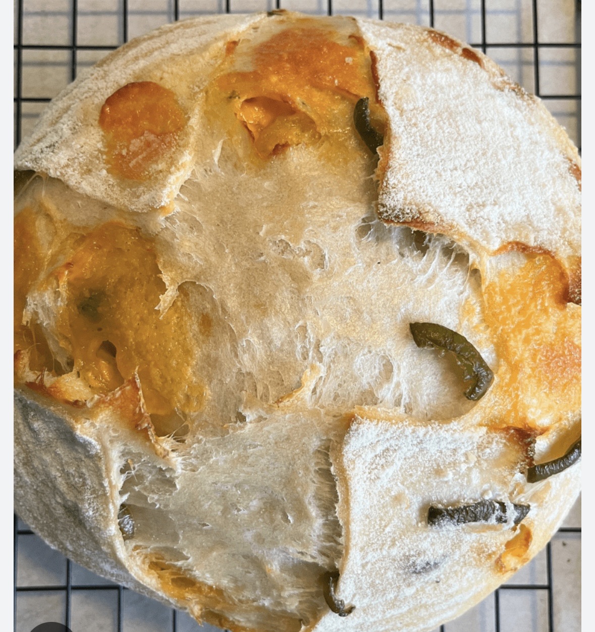 Jalapeño Cheddar Sourdough 