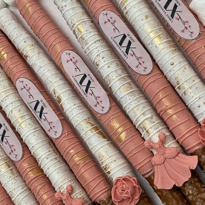 Chocolate Covered Pretzel Rods/Knots Dozen