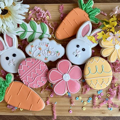 Limited Time: Easter Themed Sugar Cookies With Royal Icing 