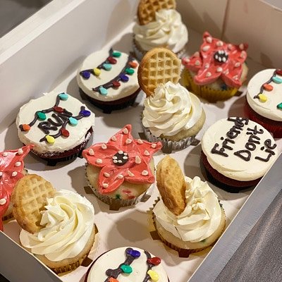 Specialty Cupcakes [multiple Flavors, Fillings, Toppers] 