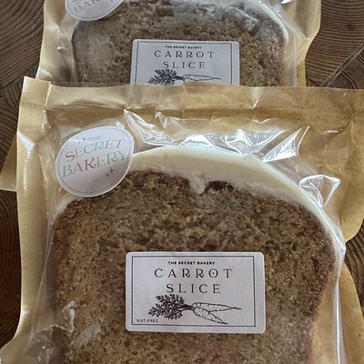 Frosted Carrot 🥕Loaf Slice