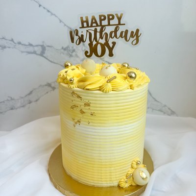 Custom One-tiered Cake