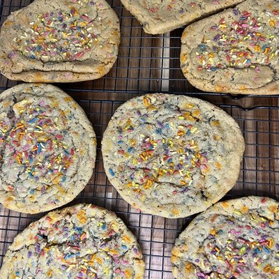  Sourdough Sprinkle Sugar Cookies