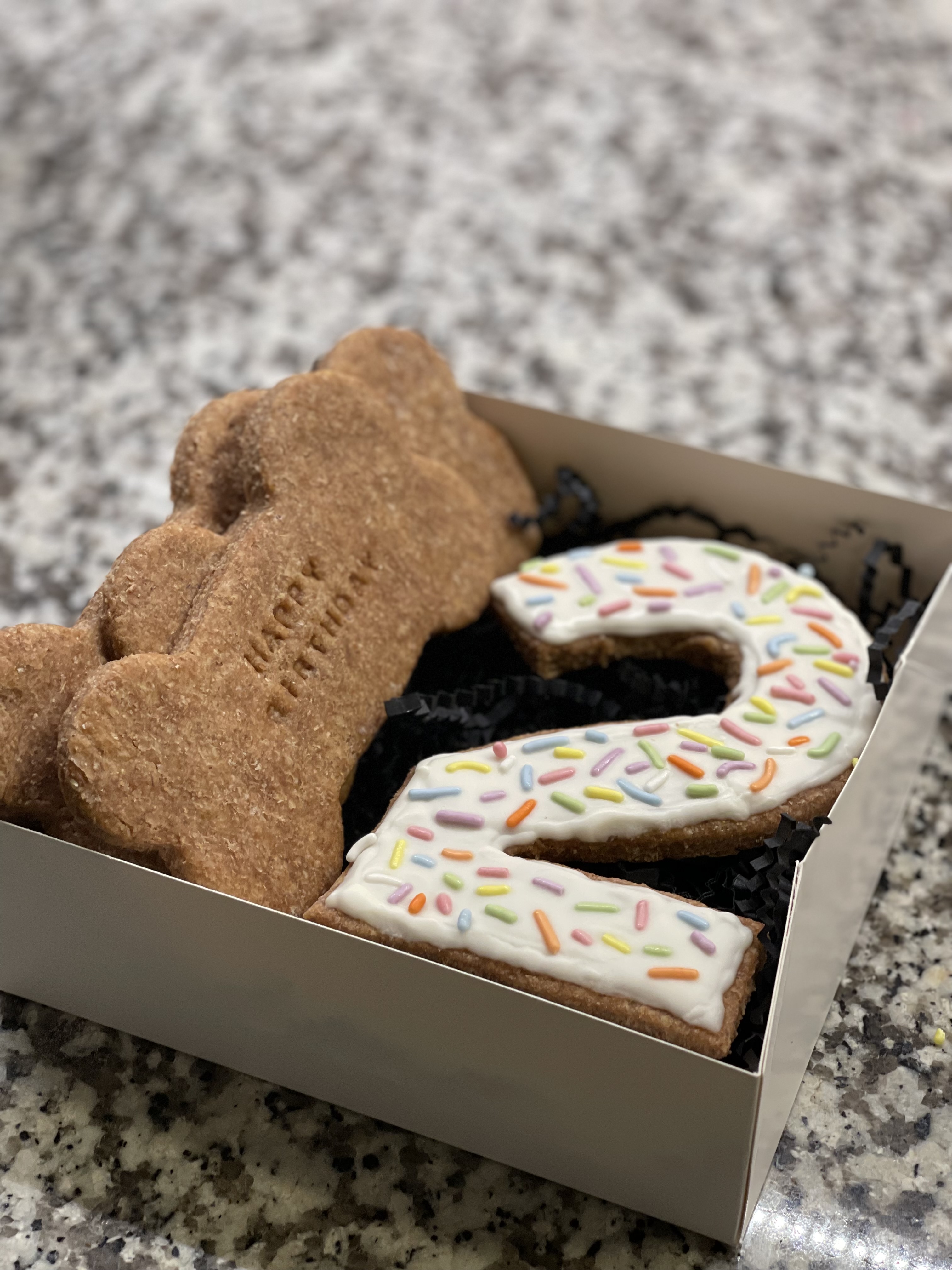Dog Birthday Cookie Box