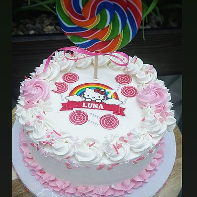 8” Round KETO Vanilla Sponge Cake 