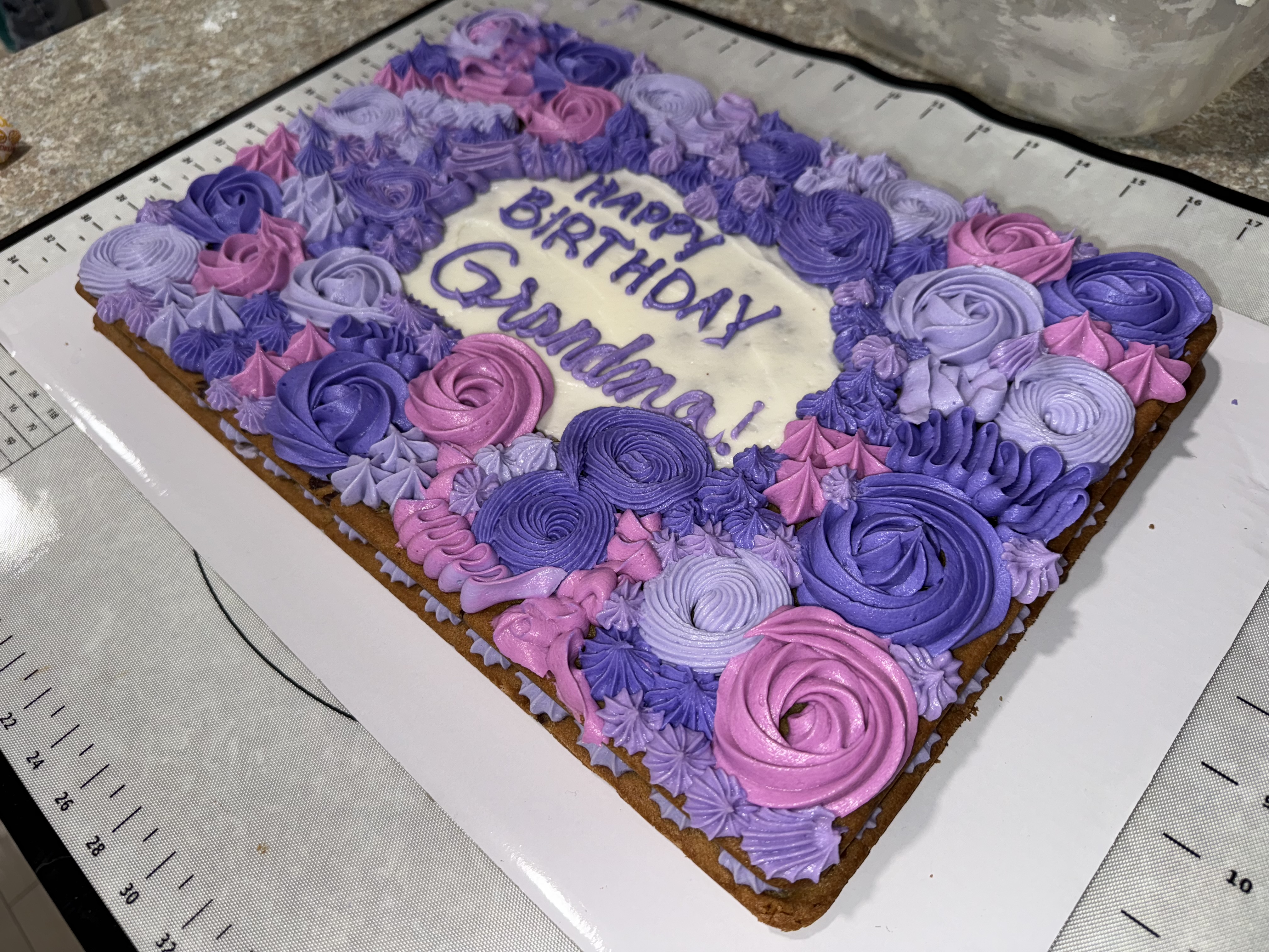 Custom Cookie Cake