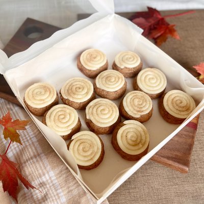 September Special: Cinnamon Roll Cookie Box (12 pcs)