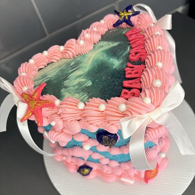 6 Inch 3 Layer Heart Cake