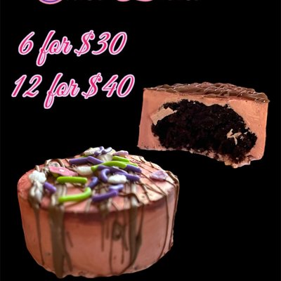 6 Cake disks 