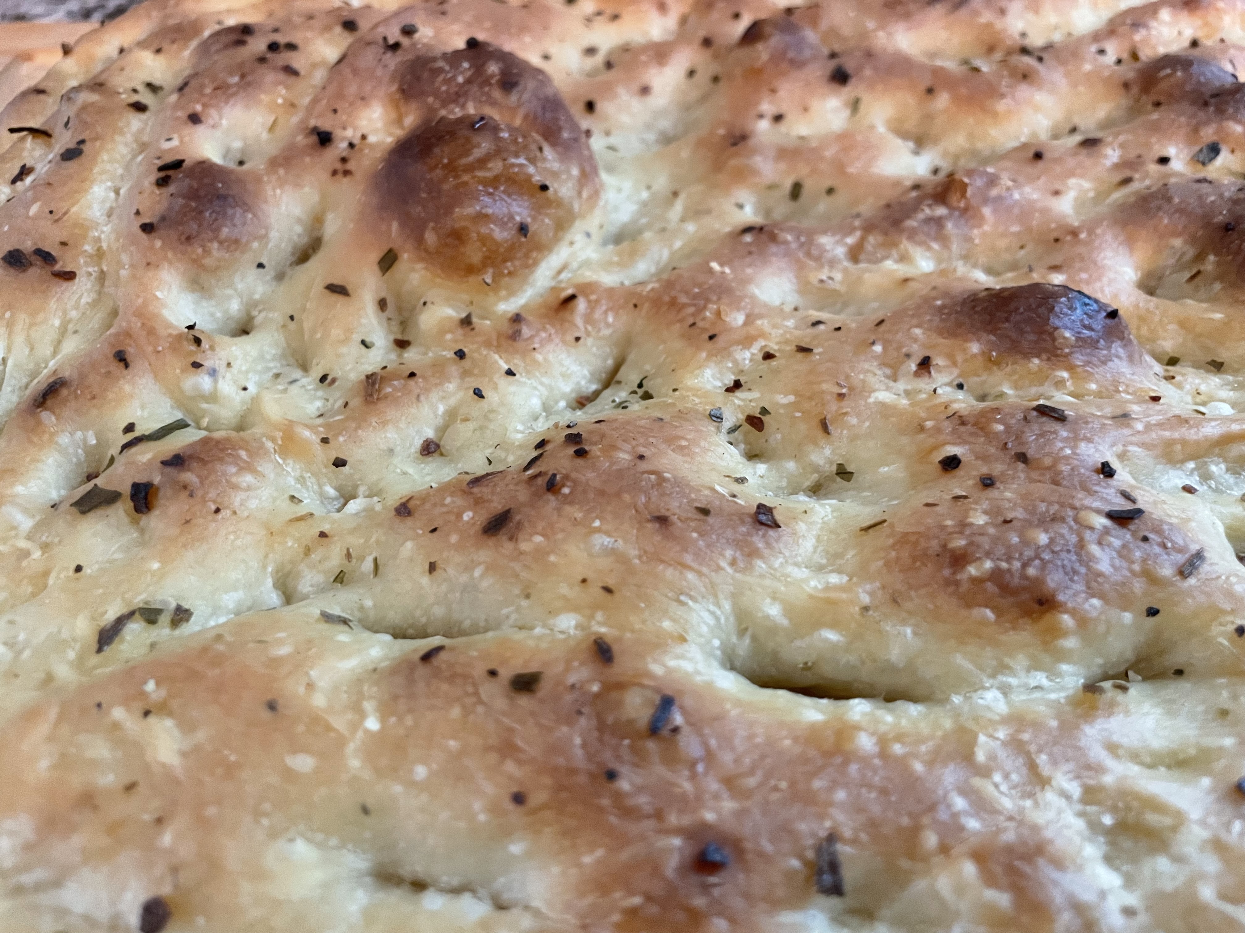 Garlic, Butter And herb Sourdough Focaccia 
