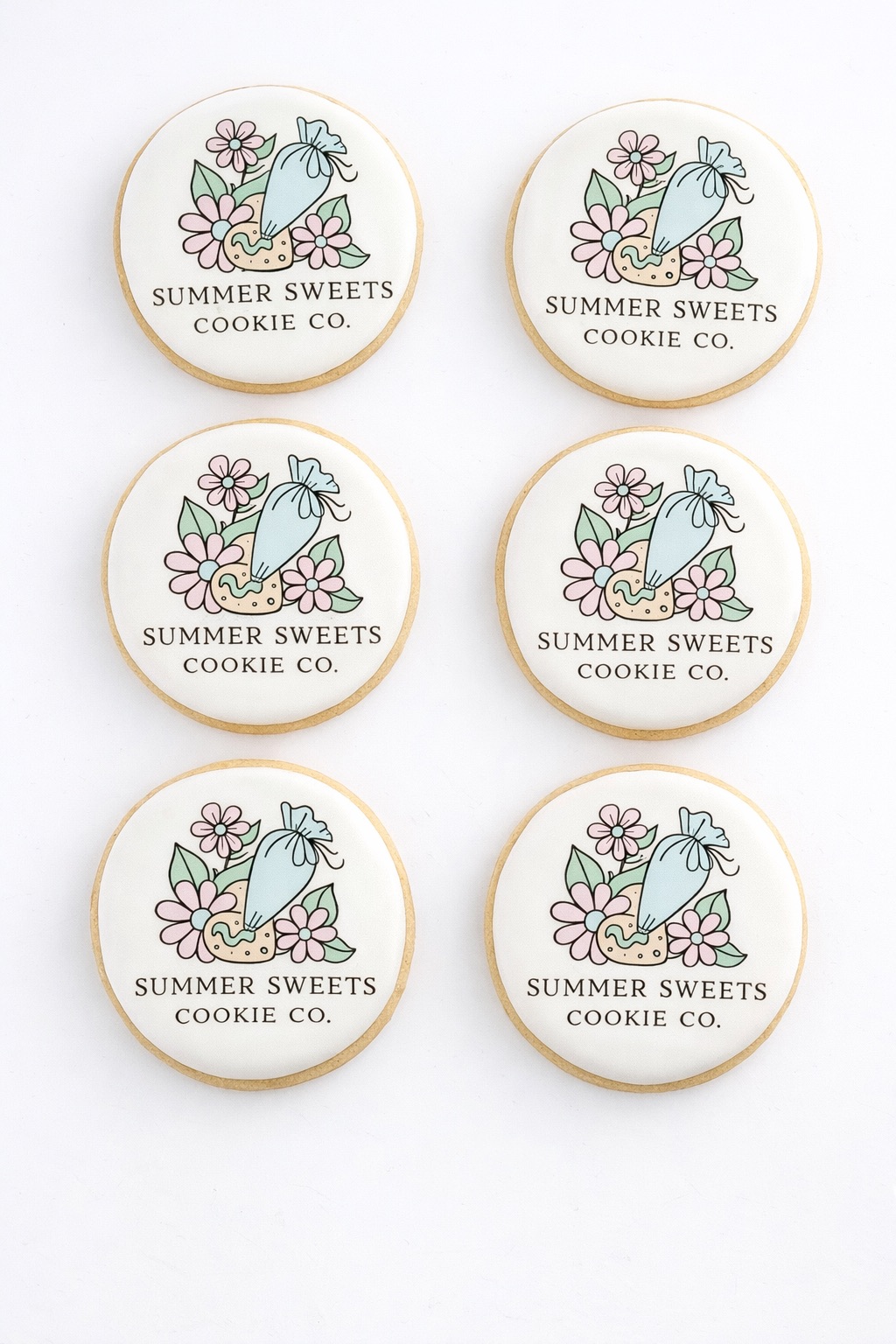 Custom Corporate Logo Cookies