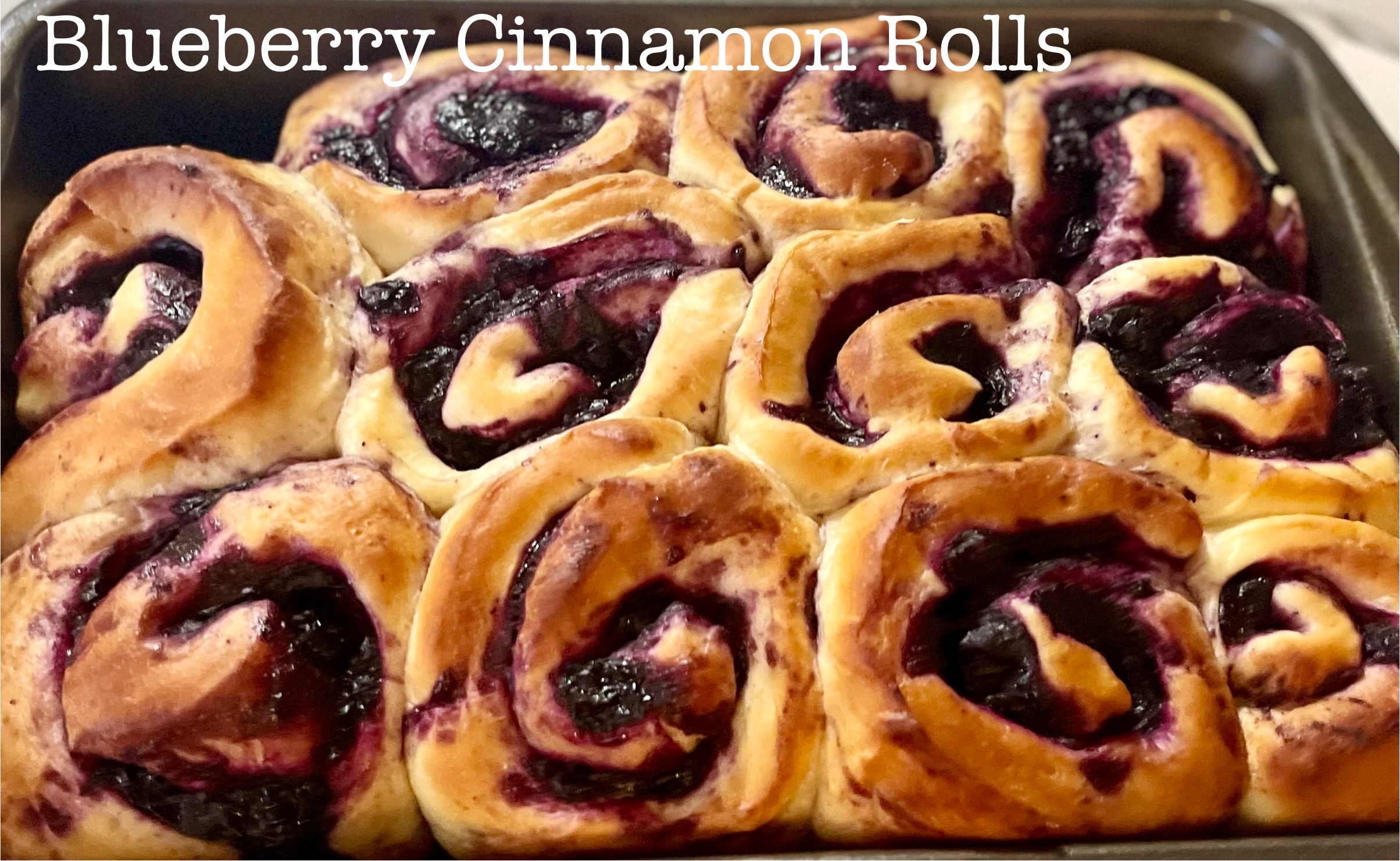 Blueberry Cinnamon Rolls