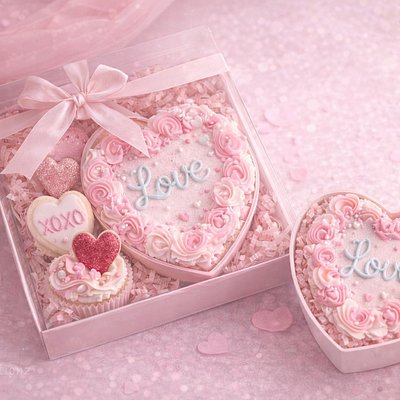 Heart Cake Bento Box